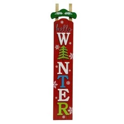 Outlet 🔥 Assorted Wood Winter Door Greeter by Ashland® ❤️ -Ashland Sales 10699731 3
