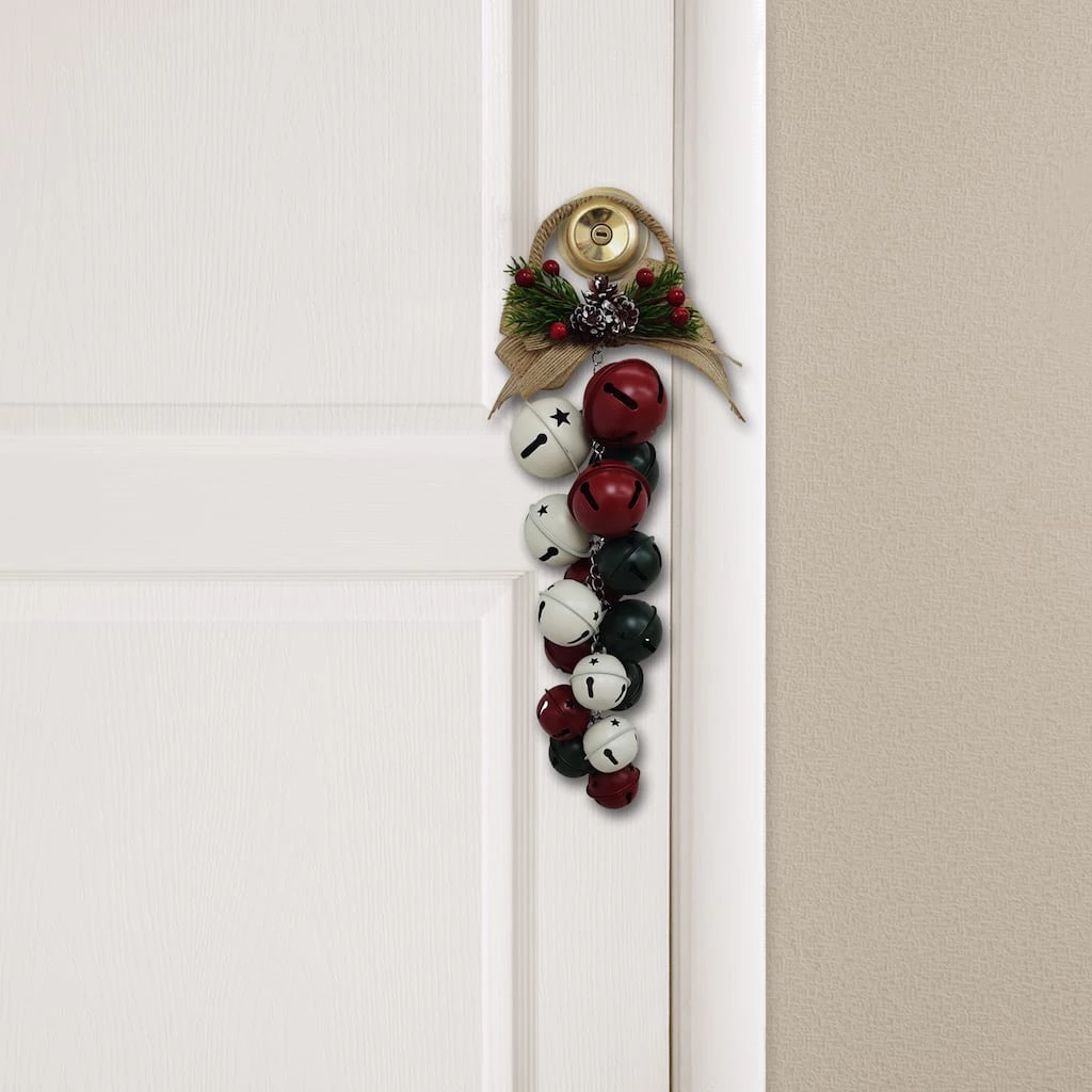 Top 10 😉 14.5" Red, Green and White Bell Bunch Door Hanger by Ashland® 😉 4 Top 10 😉 14.5" Red, Green and White Bell Bunch Door Hanger by Ashland® 😉 - Image 2