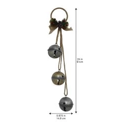 Cheapest 🤩 24" Silver and Gold 3 Bell Door Hanger by Ashland® 💯 7 Cheapest 🤩 24" Silver and Gold 3 Bell Door Hanger by Ashland® 💯 -Ashland Sales 10699743 3