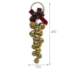 Cheap 👍 14.5 Shiny Gold Bell Bunch Door Hanger by Ashland® 😍 -Ashland Sales 10699748 3