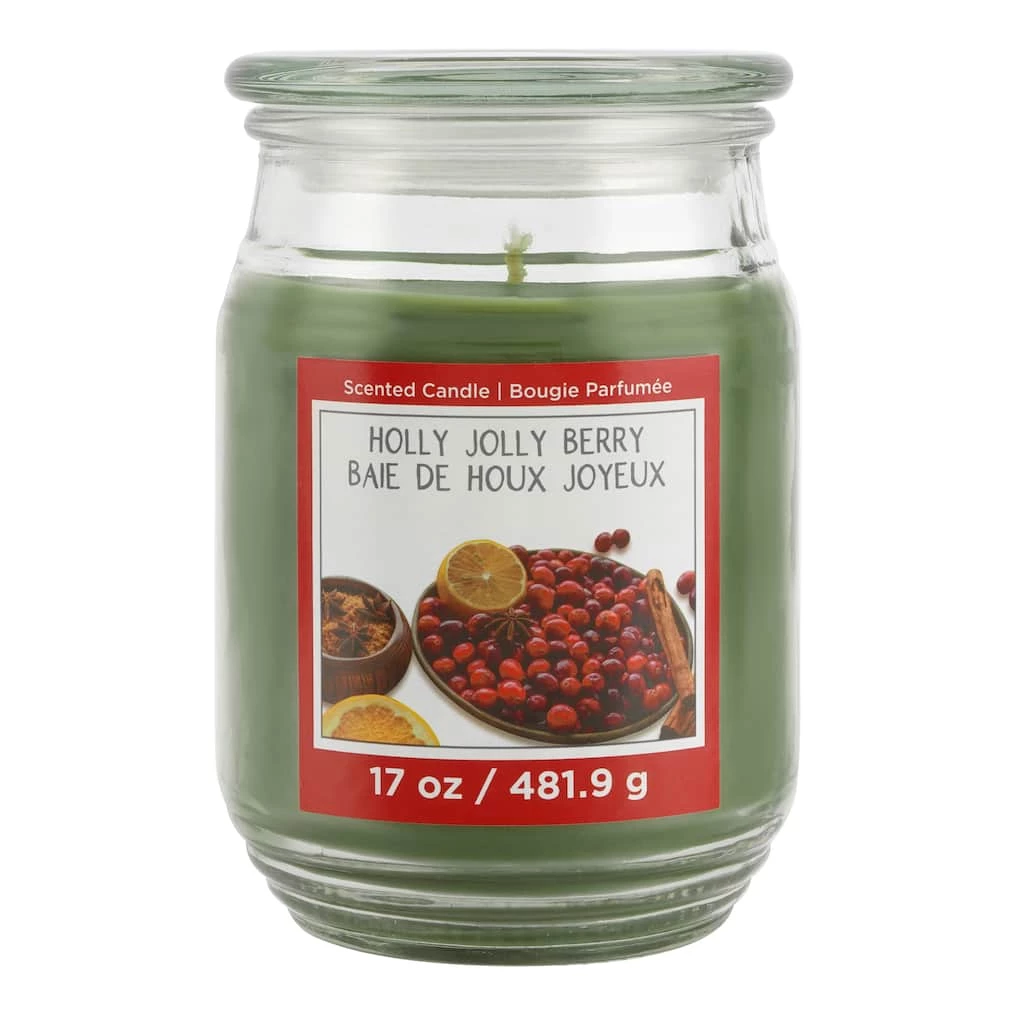 Discount ❤️ Holly Jolly Berry Scented Jar Candle by Ashland® 🎉 3 Discount ❤️ Holly Jolly Berry Scented Jar Candle by Ashland® 🎉
