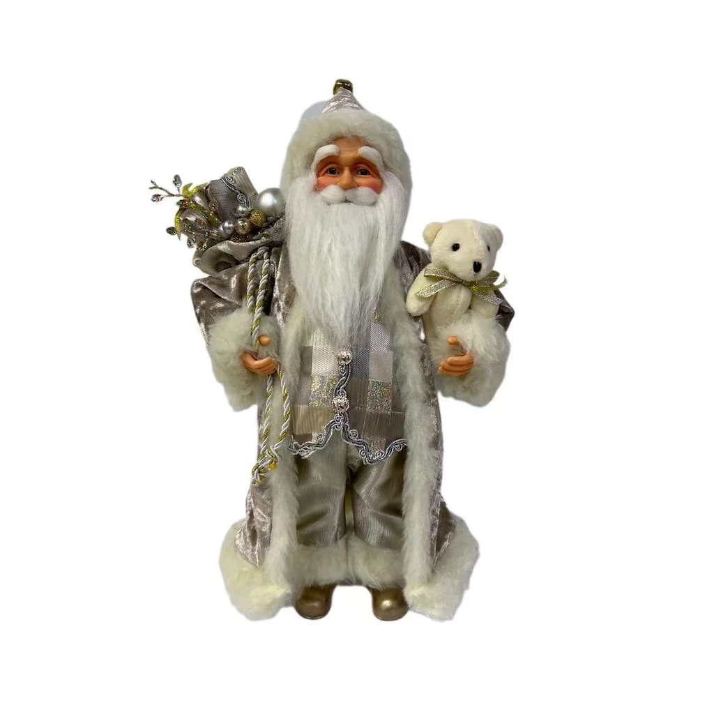 Discount 🌟 16" Santa with Bear Figurine by Ashland® 🔥 3 Discount 🌟 16" Santa with Bear Figurine by Ashland® 🔥