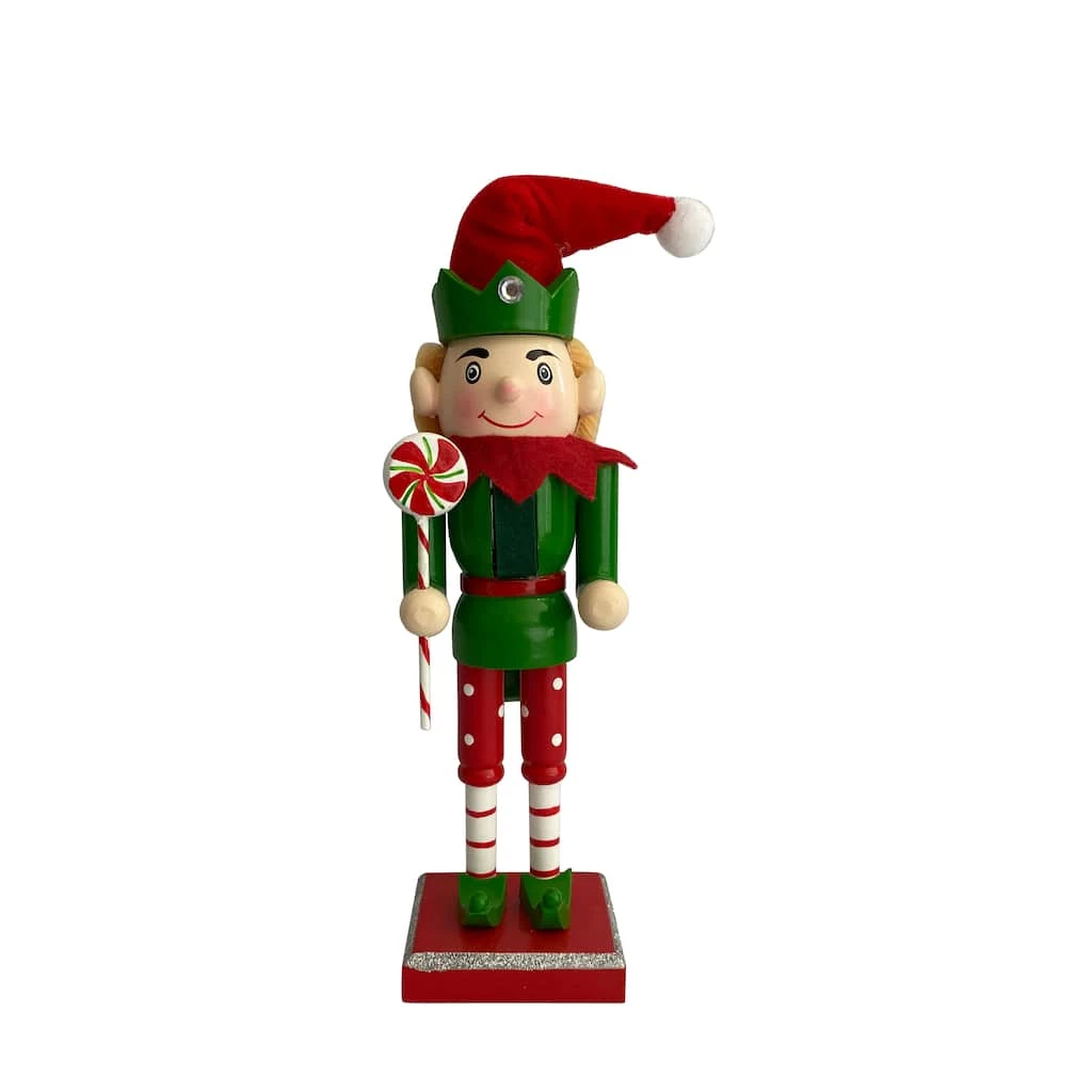 New 👏 10" Elf Collectible Nutcracker by Ashland® 😍 3 New 👏 10" Elf Collectible Nutcracker by Ashland® 😍