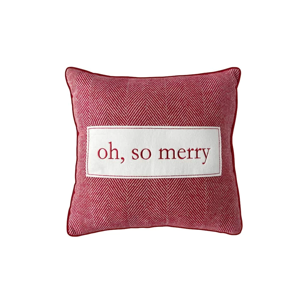 Best Pirce ❤️ Oh, So Merry 🎄 Christmas Accent Pillow by Ashland® ⌛ 3 Best Pirce ❤️ Oh, So Merry 🎄 Christmas Accent Pillow by Ashland® ⌛