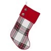 Discount 👍 20" White Plaid Stocking by Ashland® 🎉 -Ashland Sales 10699866 1