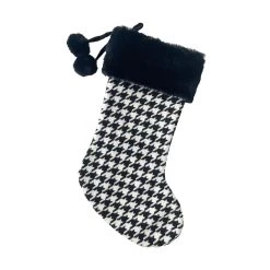 Discount 🌟 18" Houndstooth Stocking by Ashland® 🤩