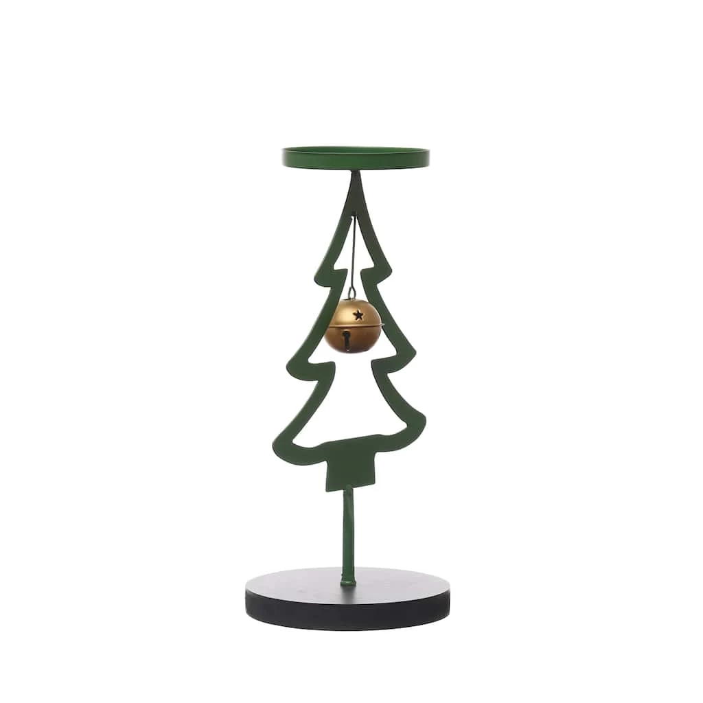 Hot Sale ⭐ Christmas Tree Pillar Candle Holder by Ashland® 😉 4 Hot Sale ⭐ Christmas Tree Pillar Candle Holder by Ashland® 😉 - Image 2