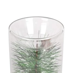 Best Pirce 🧨 6" Pine Leaf Glass Tealight Holder by Ashland® 🎁 -Ashland Sales 10699910 3