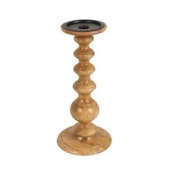 Wholesale ❤️ 12" Wood Pillar Candle Holder by Ashland® 😀