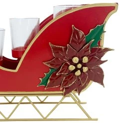 Best Pirce 🤩 12" Red Sleigh Votive Candle Holder by Ashland® 🧨 6 Best Pirce 🤩 12" Red Sleigh Votive Candle Holder by Ashland® 🧨 -Ashland Sales 10699917 2
