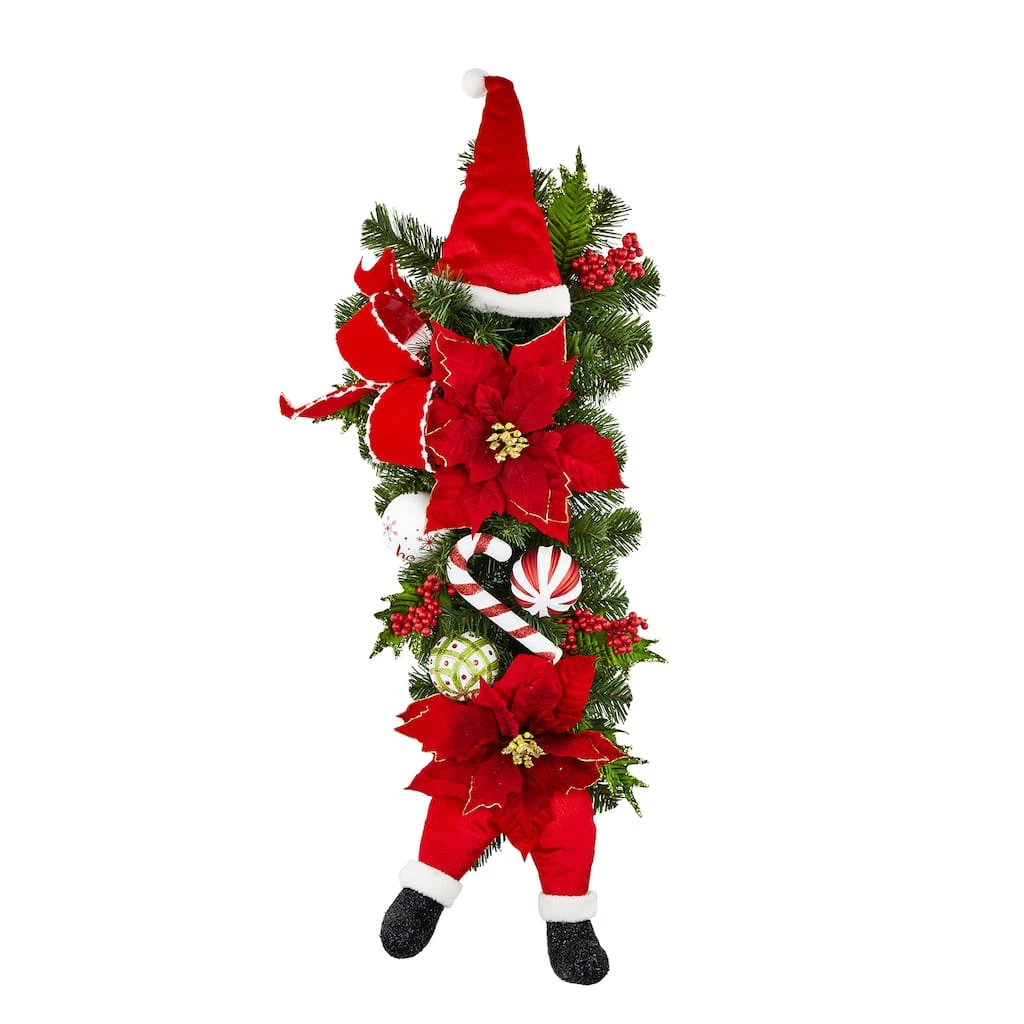Budget 🌟 35" Santa Hat & Legs Teardrop Ashland® 👍 3 Budget 🌟 35" Santa Hat & Legs Teardrop Ashland® 👍