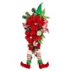 Best Pirce 👏 28" Poinsettia & Elf Leg Teardrop by Ashland® 🧨 -Ashland Sales 10699993 1