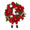 Coupon ⭐ 30" Santa Hat With Legs Wreath by Ashland® ✨ -Ashland Sales 10699995 1