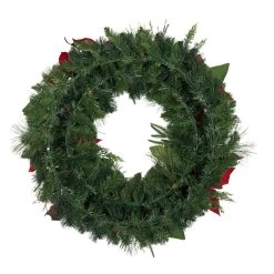 Brand new 😀 30" Poinsettias, Pinecones, Berries & Ornaments Wreath by Ashland® ⌛ -Ashland Sales 10699997 3