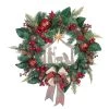 Best deal 🛒 24" Church & Red Ball Ornament Pine Wreath by Ashland® 🥰 -Ashland Sales 10700019 1