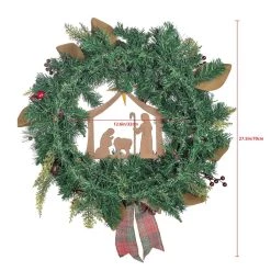 Best deal 🛒 24" Church & Red Ball Ornament Pine Wreath by Ashland® 🥰 11 Best deal 🛒 24" Church & Red Ball Ornament Pine Wreath by Ashland® 🥰 -Ashland Sales 10700019 5