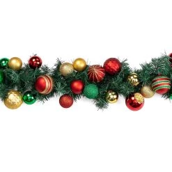 Hot Sale 👏 72" Red & Green Ornament Garland by Ashland® 🥰 -Ashland Sales 10700053 2
