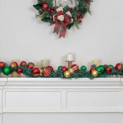 Hot Sale 👏 72" Red & Green Ornament Garland by Ashland® 🥰 -Ashland Sales 10700053 5