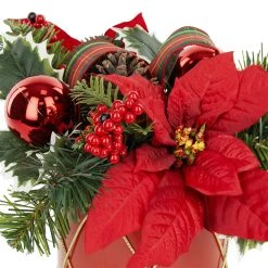 Buy 🧨 22" 🎄 Christmas Floral Drum Décor by Ashland® 🎉 -Ashland Sales 10700060 2