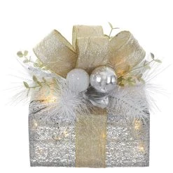 Best deal ✔️ 11" White Pine Gift Box With LED Lights by Ashland® 😉 -Ashland Sales 10700061 2