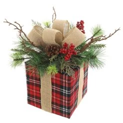 Best Sale 🤩 14" Large Red & Green Gift Box With LED Lights by Ashland® 🌟