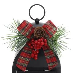 New ⭐ 12" Black Metal Lantern With LED Lights by Ashland® 👍 -Ashland Sales 10700071 3