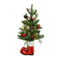 Top 10 👏 24" Pre-lit Ash Pine Tree With Tin Boot by Ashland® 🎉 -Ashland Sales 10700077 2