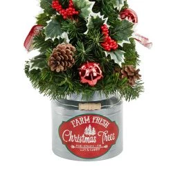 Wholesale ⌛ 2ft. Potted Artificial Tree With Holly Berries by Ashland® 🧨 -Ashland Sales 10700087 2