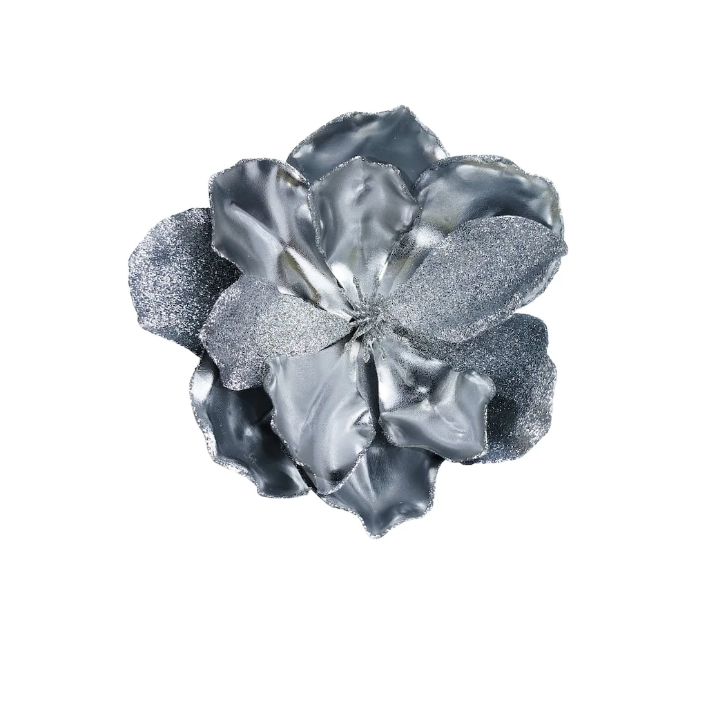 Brand new 🌟 Silver Poinsettia Pick by Ashland® 🛒 4 Brand new 🌟 Silver Poinsettia Pick by Ashland® 🛒 - Image 2