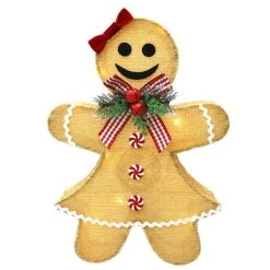 Flash Sale 😍 15" Gingerbread Girl With LED Lights by Ashland® 👏 -Ashland Sales 10700093 2