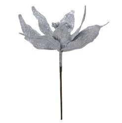 Wholesale 👏 Silver Poinsettia Pick by Ashland® 🧨 -Ashland Sales 10700094 2