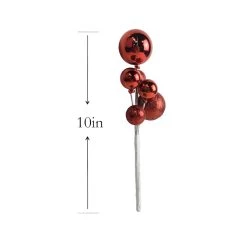Outlet 🌟 Red Ball Ornament Pick by Ashland® 🤩 -Ashland Sales 10700128 3