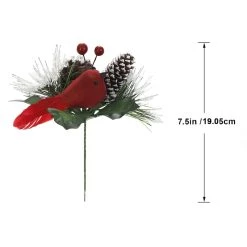 New 💯 Red Bird & Snowy Pinecone Pick by Ashland® 🥰 9 New 💯 Red Bird & Snowy Pinecone Pick by Ashland® 🥰 -Ashland Sales 10700129 2