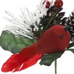 New 💯 Red Bird & Snowy Pinecone Pick by Ashland® 🥰 7 New 💯 Red Bird & Snowy Pinecone Pick by Ashland® 🥰 -Ashland Sales 10700129 4