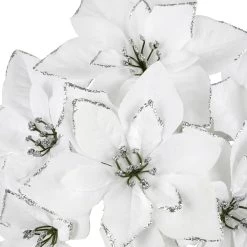 Best deal 👏 White & Silver Poinsettia Bush by Ashland® ✔️ 5 Best deal 👏 White & Silver Poinsettia Bush by Ashland® ✔️ -Ashland Sales 10700137 2