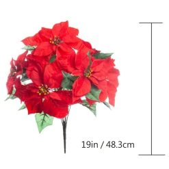 Discount ⌛ Red Poinsettia Bush by Ashland® 🛒 -Ashland Sales 10700145 3