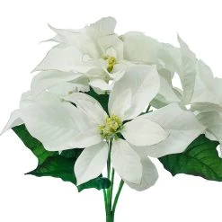 Budget ❤️ White Poinsettia Bush by Ashland® 🔥 -Ashland Sales 10700154 2