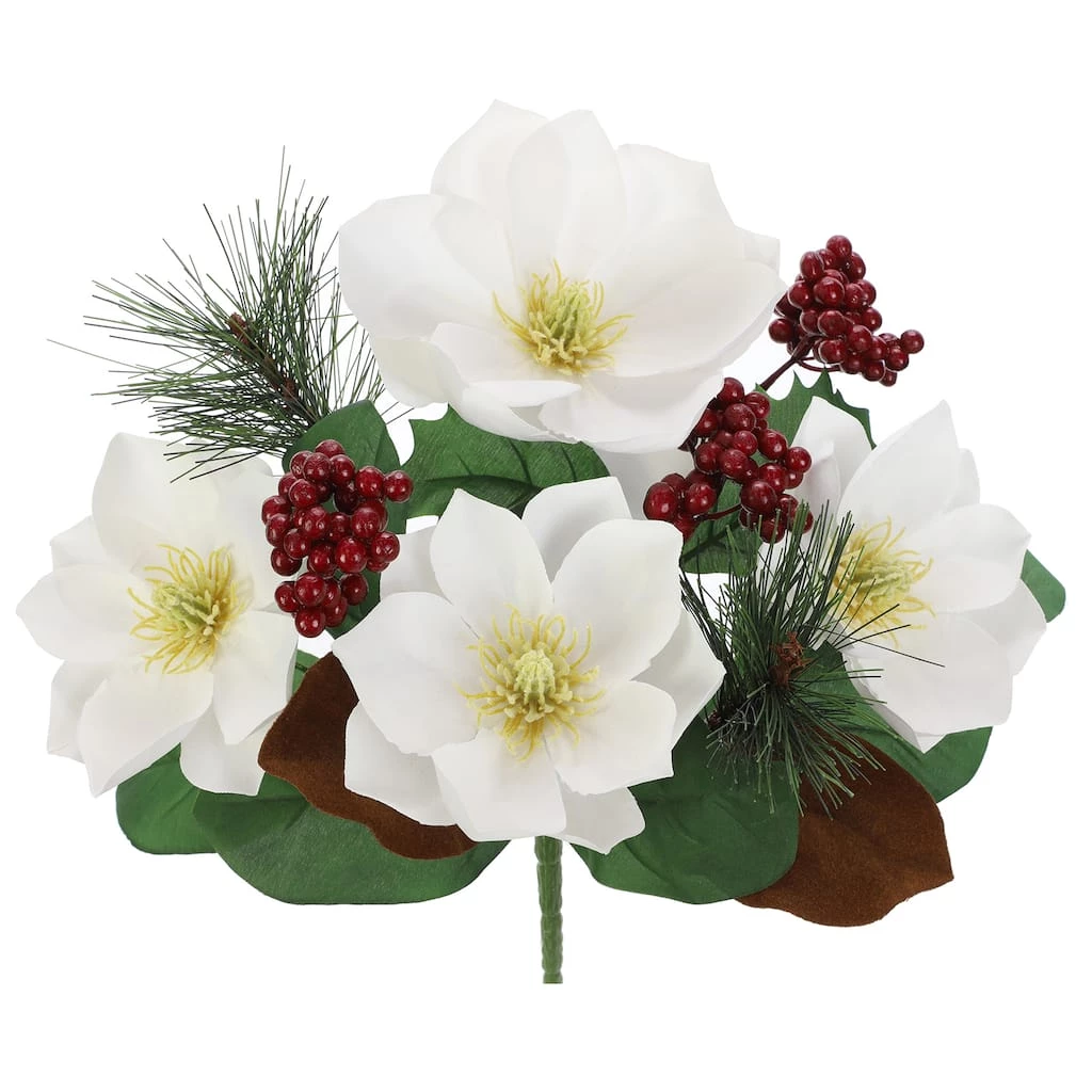 Deals 🔥 White Magnolia, Berry & Pine Mix Bush by Ashland® ⭐ 5 Deals 🔥 White Magnolia, Berry & Pine Mix Bush by Ashland® ⭐ - Image 3
