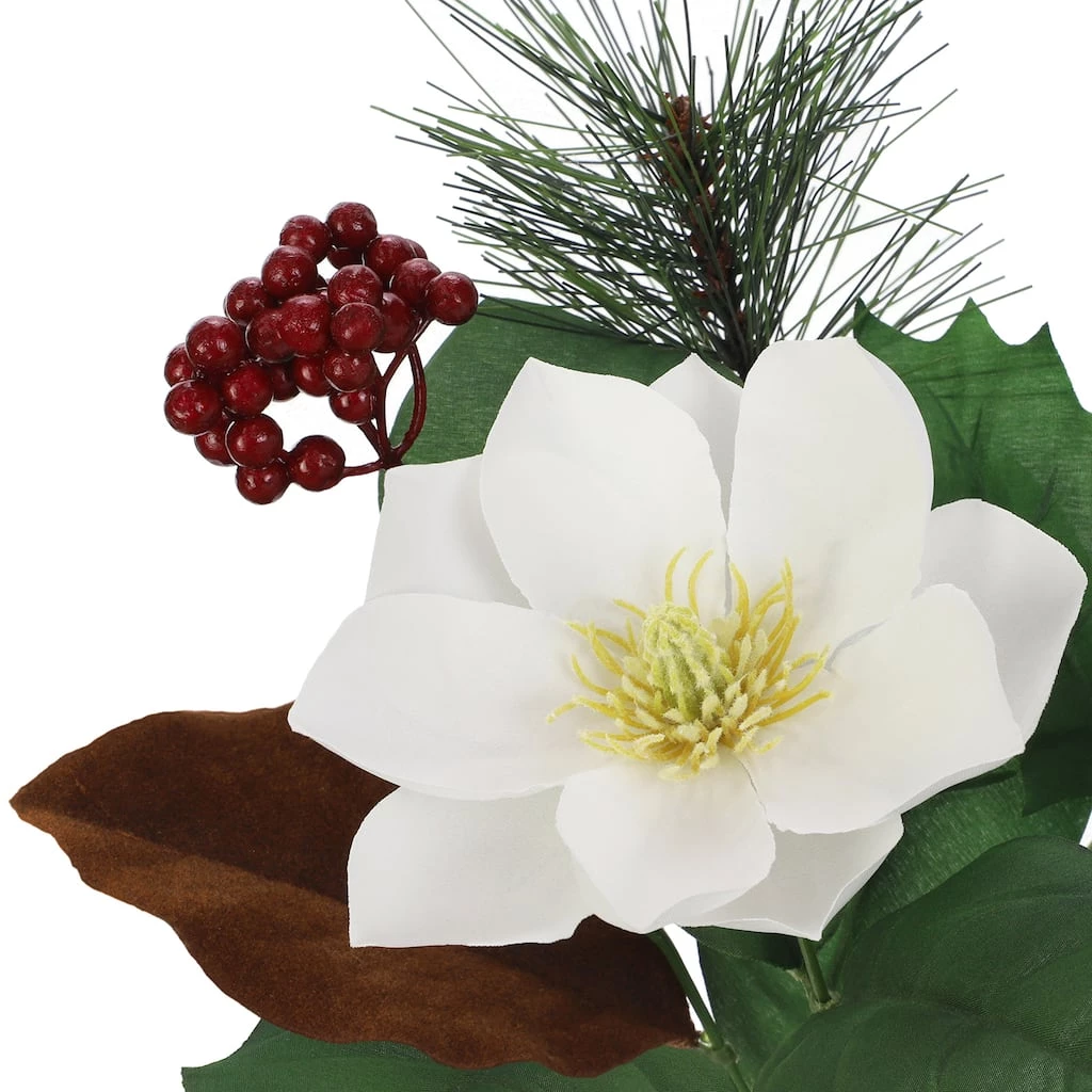 Deals 🔥 White Magnolia, Berry & Pine Mix Bush by Ashland® ⭐ 4 Deals 🔥 White Magnolia, Berry & Pine Mix Bush by Ashland® ⭐ - Image 2