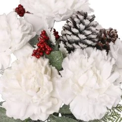 Budget 🌟 White Peony, Pine & Pinecone Bush by Ashland® 👍 -Ashland Sales 10700159 2