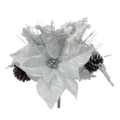 Flash Sale 😉 Silver Pinecone, Berry & Poinsettia Mixed Bush by Ashland® 😀
