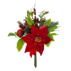 Best Pirce 🥰 Poinsettia & Berry Bush by Ashland® 💯