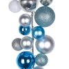 Cheap 🎉 6ft. Blue & Silver Ball Ornament Garland by Ashland® 👍 -Ashland Sales 10700352 1