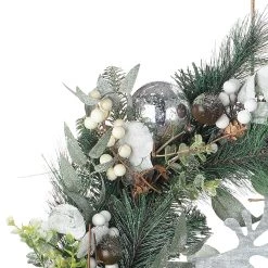 Deals 😀 24" Deer Sign Pine & Berry Wreath by Ashland® 👍 -Ashland Sales 10700354 2