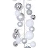 Best deal 🥰 6ft. Silver & White Ball Ornament Garland by Ashland® ✨ 2 Best deal 🥰 6ft. Silver & White Ball Ornament Garland by Ashland® ✨ -Ashland Sales 10700357 1