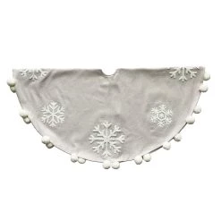 Best reviews of 🌟 48" Snowflake Tree 👗 Skirt with Pom Poms by Ashland® 🎁 -Ashland Sales 10700429 3