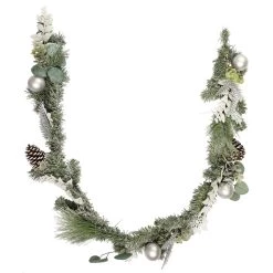 Discount 🤩 6ft. Flocked Pine, Snowflakes & Ornaments Garland by Ashland® 👍 -Ashland Sales 10700430 2