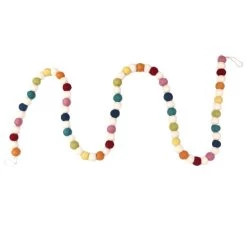 Brand new 🤩 6ft. Bright Multicolor Felt Pom Pom Garland by Ashland® 😀 -Ashland Sales 10700465 3