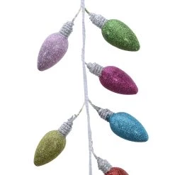 Promo 🎉 6ft. Large Glitter Light Bulb Garland by Ashland® ⌛