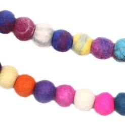 Budget 🔔 Assorted 6ft. Multicolor Felt Pom Pom Garland by Ashland® 🛒 -Ashland Sales 10700484 4